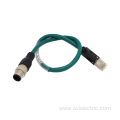 M12 4pin to rj45 connector